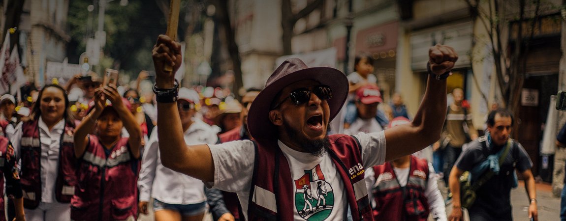 Mexico protest rally